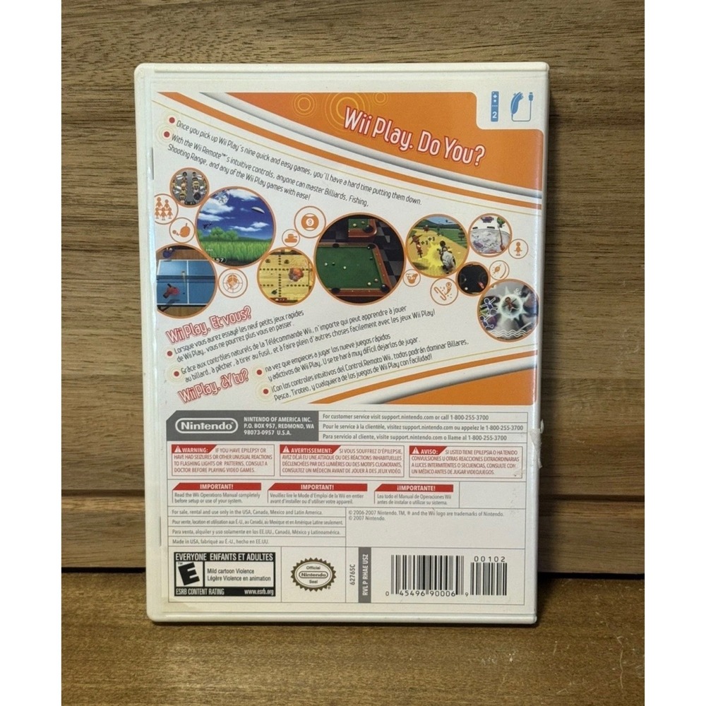 Wii Play Nintendo Wii Game Complete with Manual RVL P RHAE USZ ESRB E - Picture 4 of 4